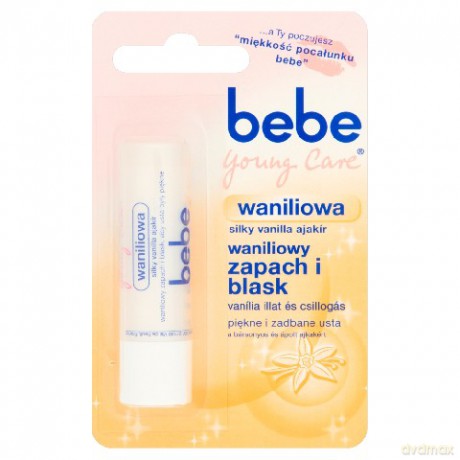 Johnson&Johnson Bebe: Pomadka ochronna do ust - waniliowa 4,9 g