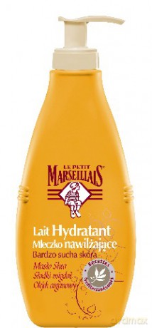 Le Petit Marseillais: Mleczko do ciała nawilżające - Masło Shea, Mleczko Migdałowe, Olejek Arganowy 250 ml