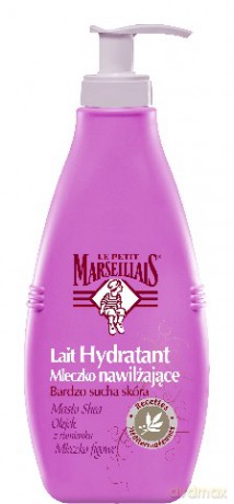 Le Petit Marseillais: Mleczko do ciała nawilżające - Masło Shea, Rumianek, Mleczko Figowe 250 ml