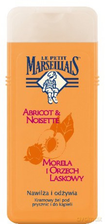 Le Petit Marseillais: Żel pod prysznic 2w1 - Morela, Orzech Laskowy 650 ml