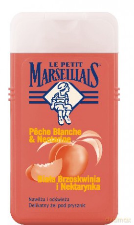 Le Petit Marseillais: Żel pod prysznic - Biała Brzoskwinia, Nektarynka 250 ml