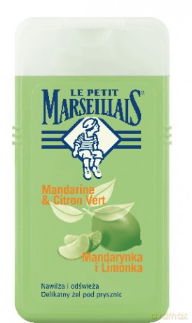 Le Petit Marseillais: Żel pod prysznic - Mandarynka, Limonka 250 ml