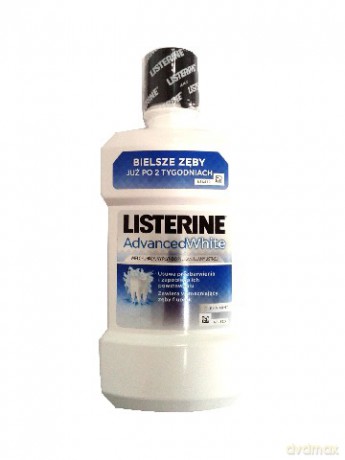 Listerine Advanced White: Płyn do płukania jamy ustnej 500 ml