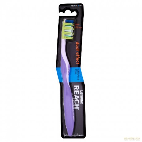 Listerine Reach: Szczoteczka do zębów - Reach Dual Effect (Medium)