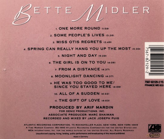 Bette Midler: Some People's Lives [CD]