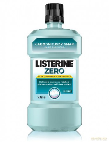 Listerine Zero: Płyn do płukania jamy ustnej 500 ml (5+1)