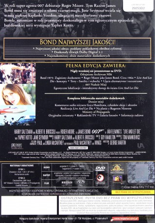 007 James Bond Żyj i pozwól umrzeć Ultimate Edition [2DVD]