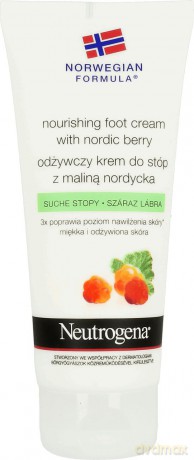 Neutrogena Formuła Norweska: Krem do stóp z maliną nordycką 100 ml