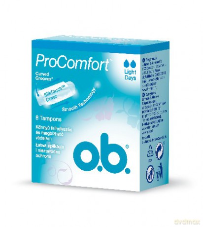 O.B.ProComfort Light Days: komfortowe tampony (8 sztuk)