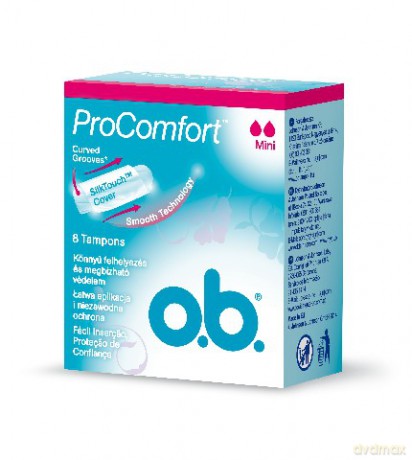 O.B.ProComfort Mini: komfortowe tampony (8 sztuk)