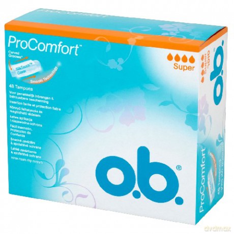 O.B.ProComfort Super: komfortowe tampony (48 sztuk)