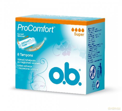 O.B.ProComfort Super: komfortowe tampony (8 sztuk)