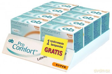 O.B.ProComfort Super: komfortowe tampony (8 sztuk x 7+1 gratis)