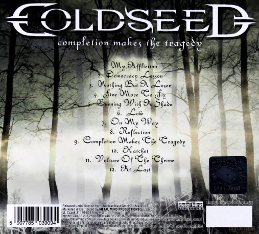 Coldseed: Completion Makes The Tragedy [CD]