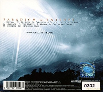 Bleed The Sky: Paradigm In Entropy [CD]