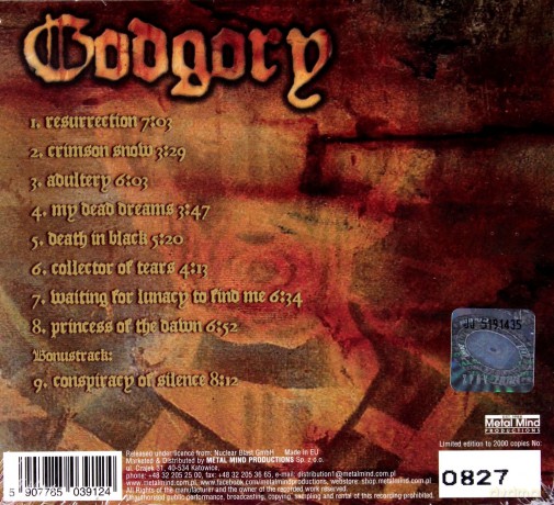 Godgory: Resurrection [CD]