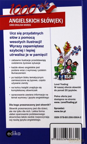 1000 angielskich słów(ek). Ilustrowany słownik [KSIĄŻKA]