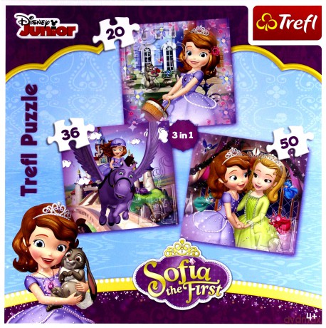3 w 1 Zosia i jej przyjaciele Jej Wysokość Zosia [PUZZLE]