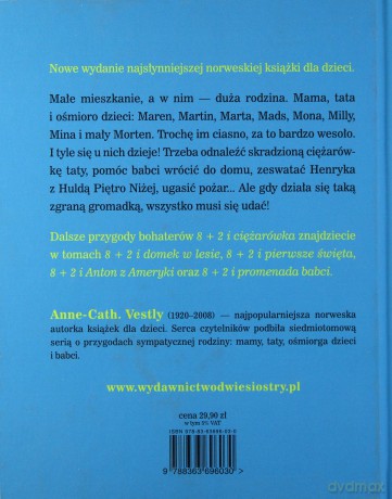 8 + 2 i ciężarówka  - Anne-Cath. Vestly (twarda) [KSIĄŻKA]