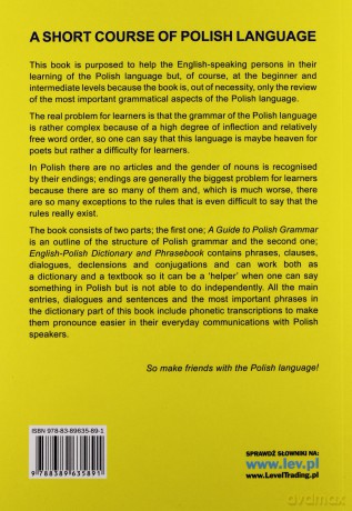 A short course of Polish language [KSIĄŻKA]