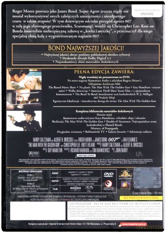 007 James Bond Człowiek ze złotym pistoletem Ultimate Edition [2DVD]