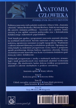 Anatomia człowieka (Tom 4) [KSIĄŻKA]