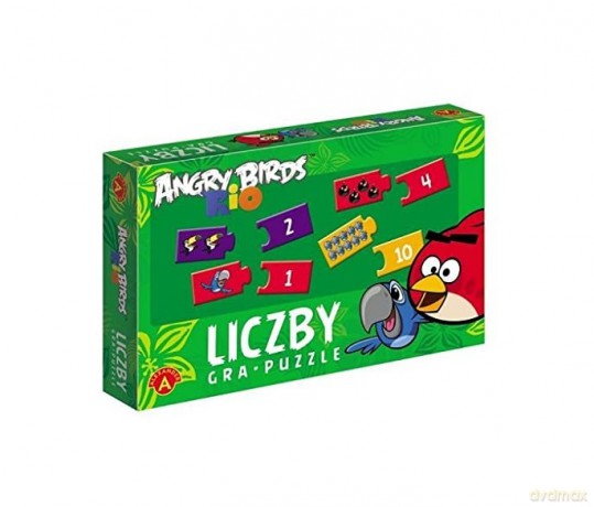 Angry Birds Rio. Gra puzzle - Liczby [GRA]