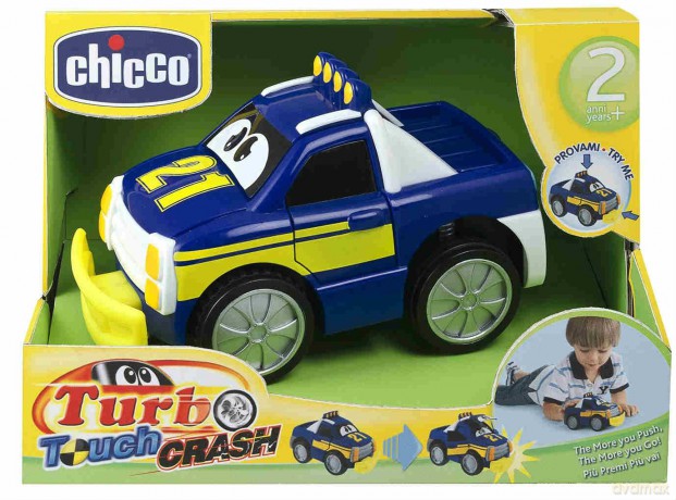 Auto Turbo Touch Crash niebieskie