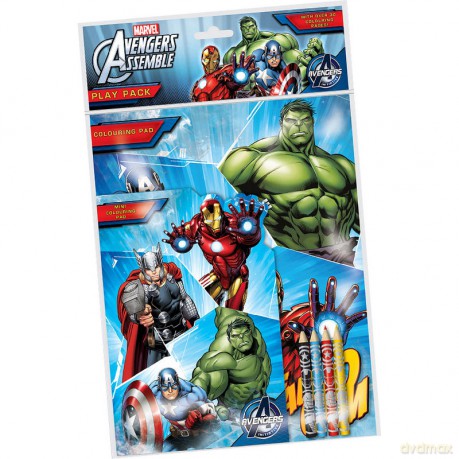 Avengers Assemble. Kolorowanka z kredkami