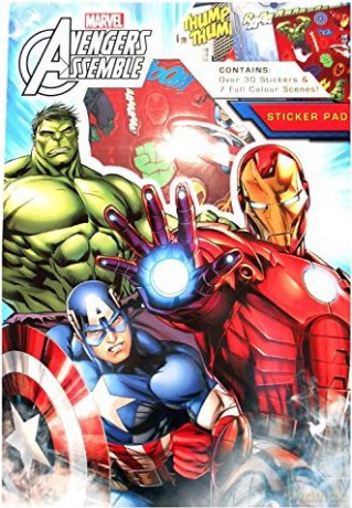 Avengers Assemble. Naklejki papierowe [KSIĄŻKA]