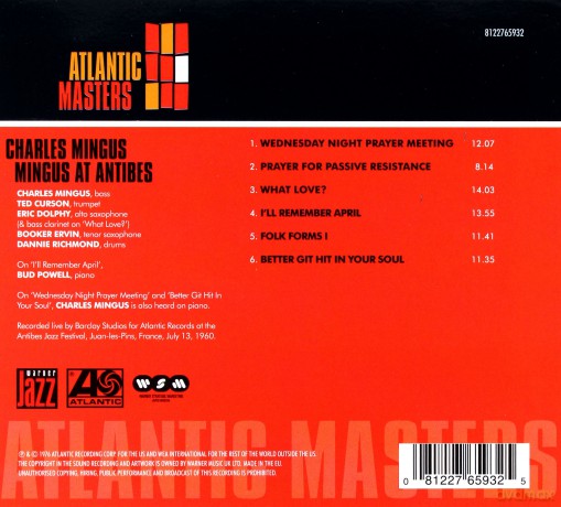 Charles Mingus: Mingus At Antibes (digipack) [CD]