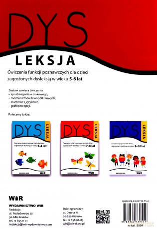 Dysleksja 5-6 lat [KSIĄŻKA]