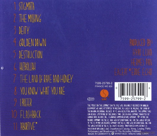 Ministry: The Land Of Rape End Honey [CD]