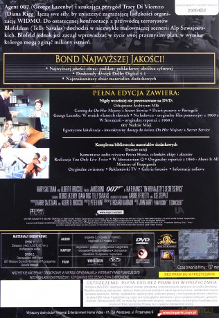 007 James Bond W tajnej służbie Jej Królewskiej Mości Ultimate Edition [2DVD]