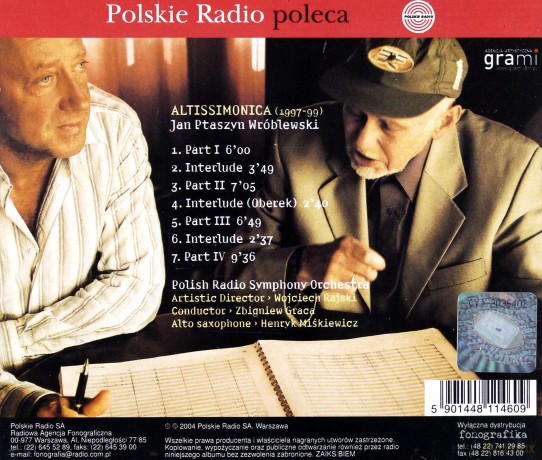 Henryk Miśkiewicz: Altissimonica [CD]
