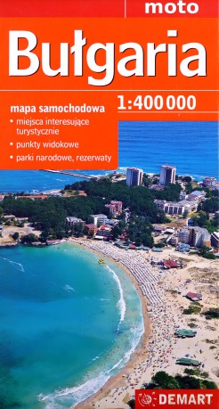 Bułgaria - mapa samochodowa 1:400 000