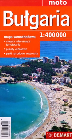 Bułgaria - mapa samochodowa 1:400 000