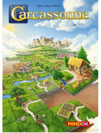 Carcassonne - gra planszowa podstawowa edycja [GRA]