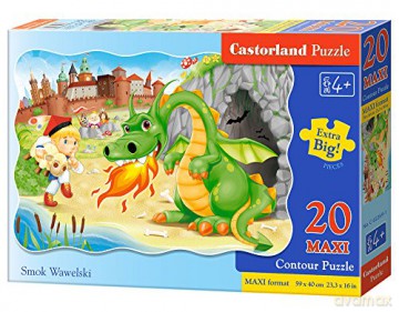 CASTORLAND 20 el. maxi - Smok Wawelski [PUZZLE]