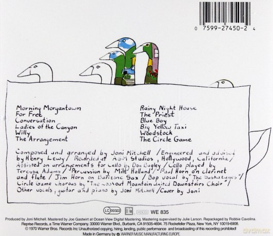 Joni Mitchell: Ladies Of The Canyon [CD]