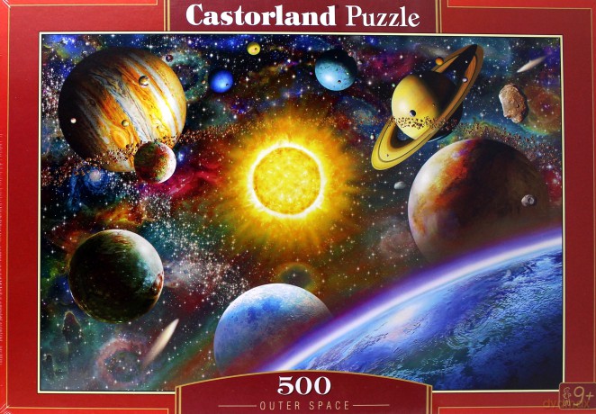 CASTORLAND 500 el. Przestrzeń kosmiczna / Outer space [PUZZLE]