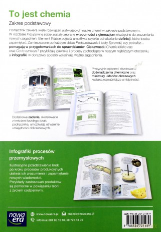 Chemia LO 1 To jest chemia Podręcznik zakres podstawowy [KSIĄŻKA]