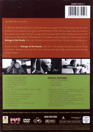 Joni Mitchell: Refuge Of The Roads [DVD]