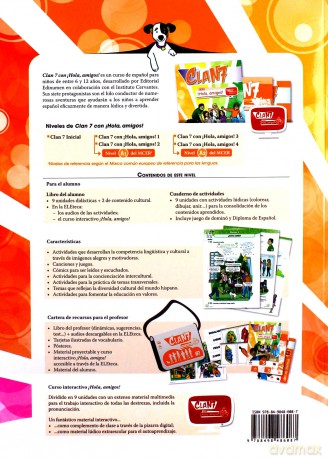 Clan 7 con Hola amigos 3 podręcznik [KSIĄŻKA]+[CD]