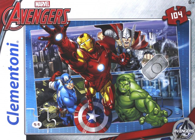 CLEMENTONI 104 el. Avengers [PUZZLE]