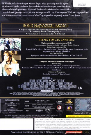 007 James Bond Zabójczy widok Ultimate Edition [2DVD]