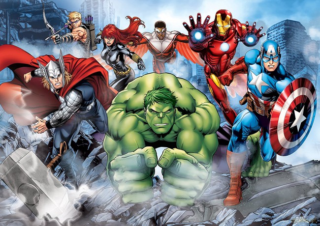 CLEMENTONI 104 el. Maxi Avengers 2 [PUZZLE]