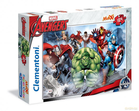 CLEMENTONI 104 el. Maxi Avengers 2 [PUZZLE]