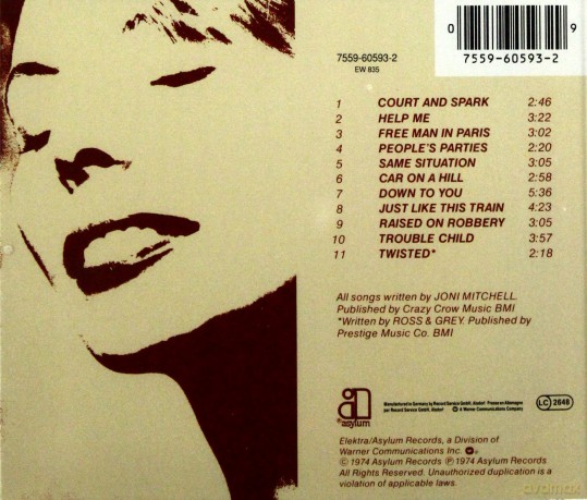Joni Mitchell: Court And Spark [CD]