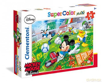 CLEMENTONI 24 el. Maxi Mickey na meczu [PUZZLE]